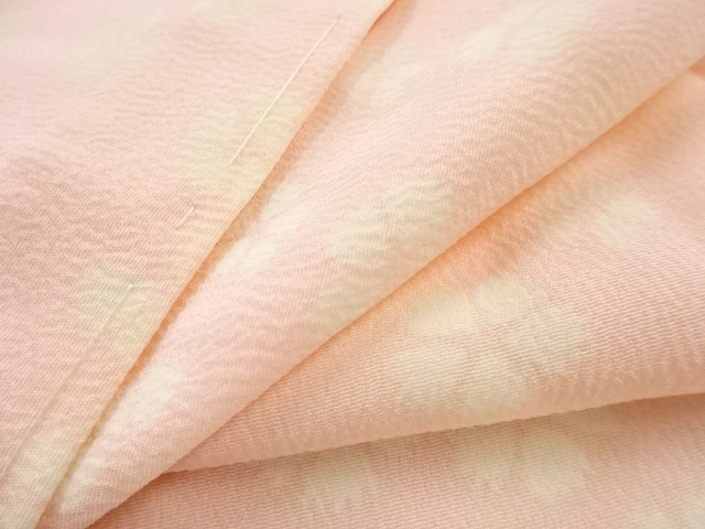  リサイクル　撫子模様単衣長襦袢